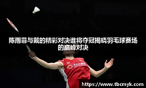 陈雨菲与戴的精彩对决谁将夺冠揭晓羽毛球赛场的巅峰对决